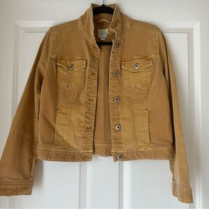 J. Jill Classic Denim Jacket - Light Honey - Women’s Small